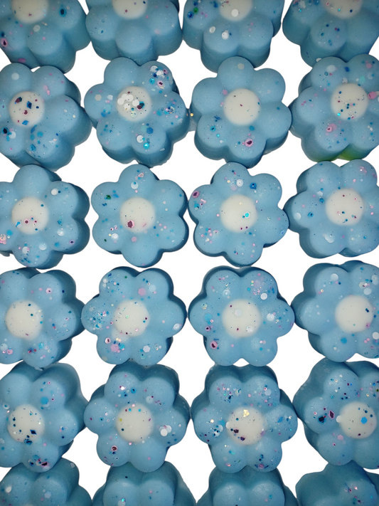 Comfy Blue - Flowers